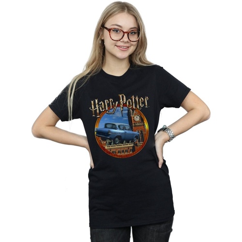 Vêtements Femme Culottes & autres bas Harry Potter Flying Car Noir