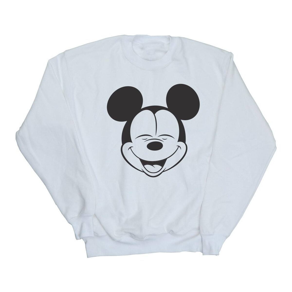 Vêtements Garçon Sweats Disney Mickey Mouse Closed Eyes Blanc
