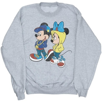 Vêtements Garçon Sweats Disney Mickey And Minnie Mouse Pose Gris