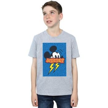 Vêtements Garçon T-shirts manches courtes Disney Mickey Mouse 90s Flash Gris