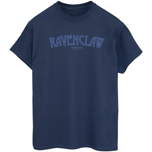 Vêtements Femme T-shirts manches longues Harry Potter Ravenclaw Logo Bleu