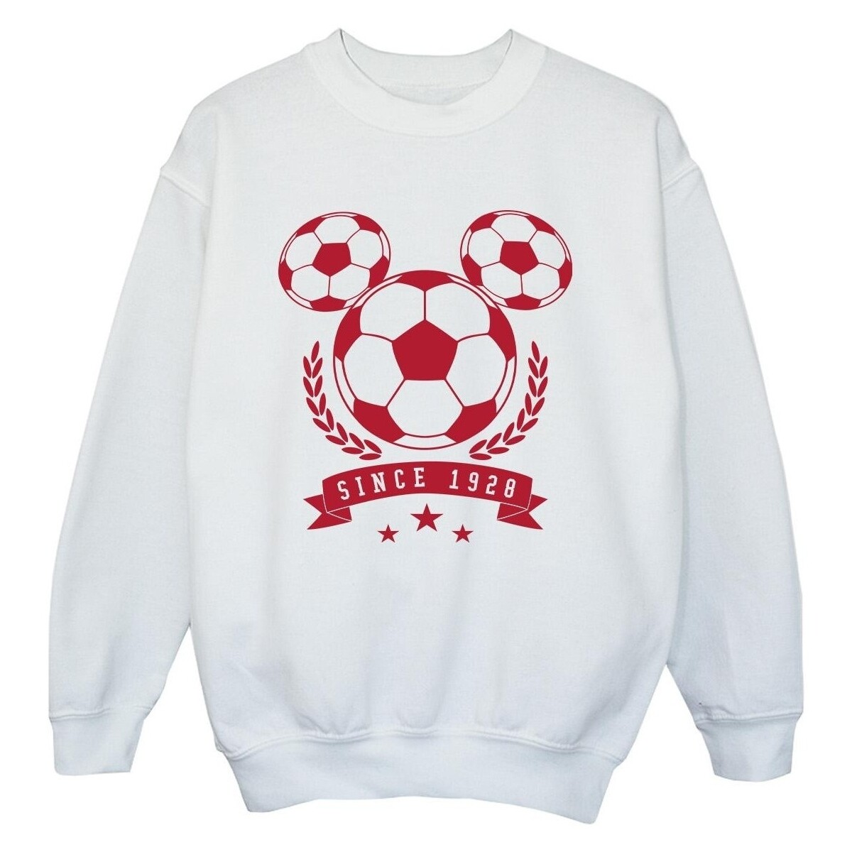 Vêtements Garçon Sweats Disney Mickey Football Head Blanc