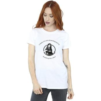 Vêtements Femme T-shirts manches longues Harry Potter Mocassins & Chaussures bateau Blanc