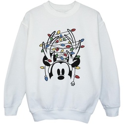 Vêtements Garçon Sweats Disney Mickey Mouse Christmas Head Lights Blanc