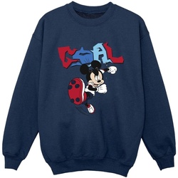 Vêtements Garçon Sweats Disney Mickey Mouse Goal Striker Pose Bleu