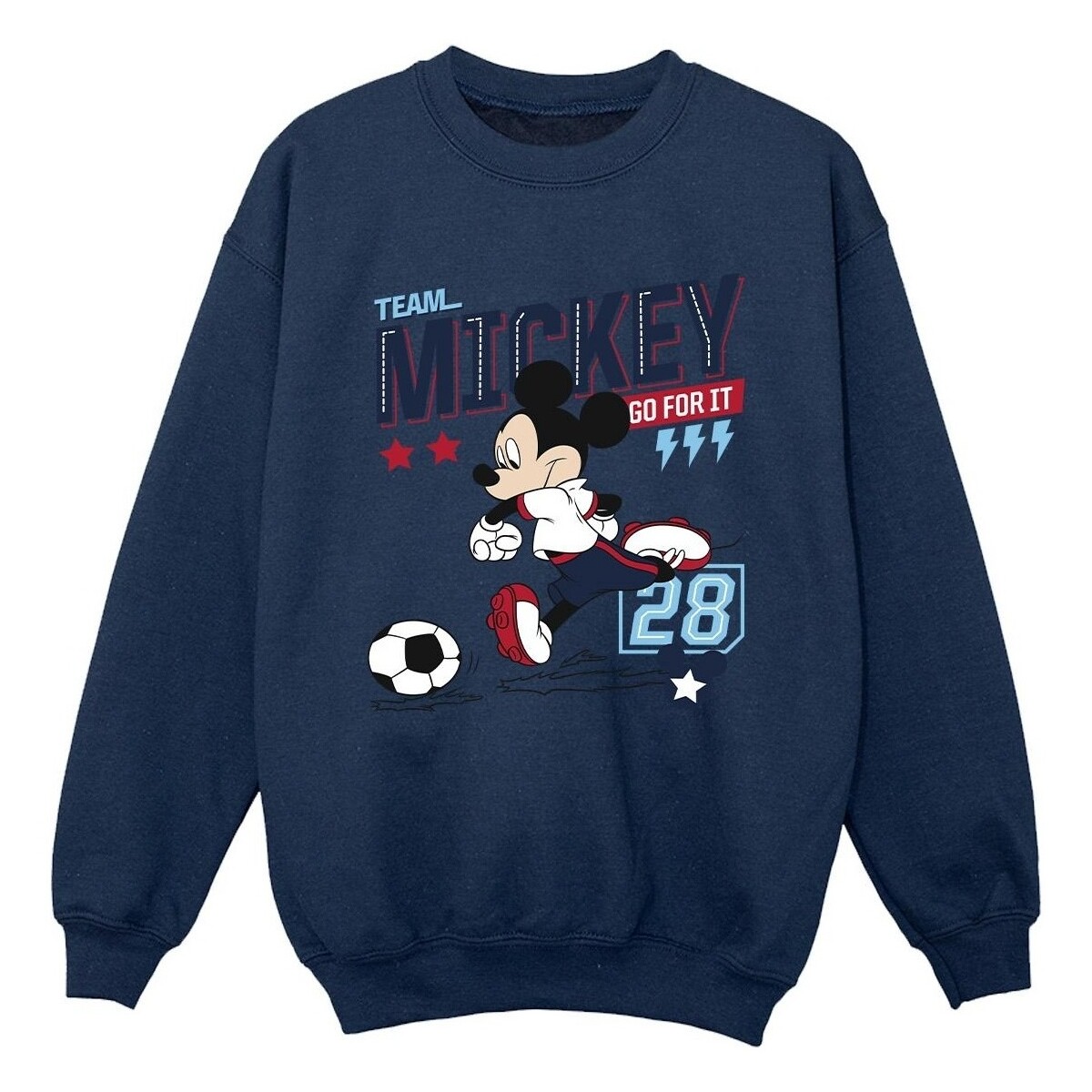 Vêtements Garçon Sweats Disney Mickey Mouse Team Mickey Football Bleu