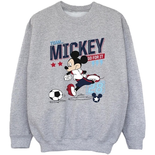 Vêtements Garçon Sweats Disney Mickey Mouse Team Mickey Football Gris