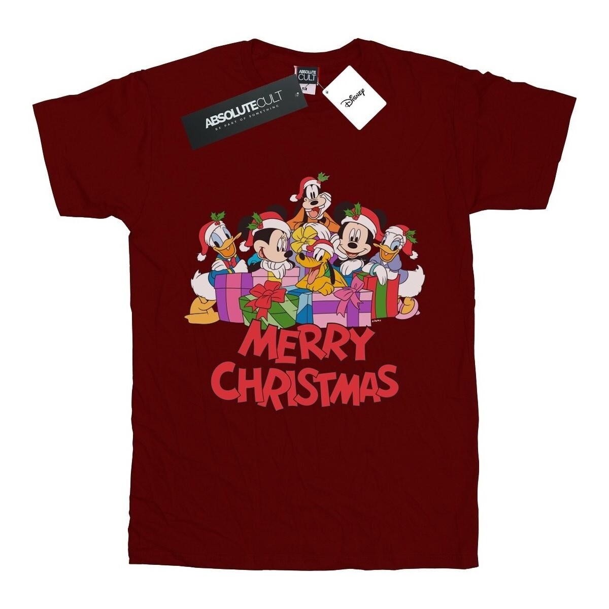 Vêtements Garçon T-shirts manches courtes Disney Mickey Mouse And Friends Christmas Multicolore