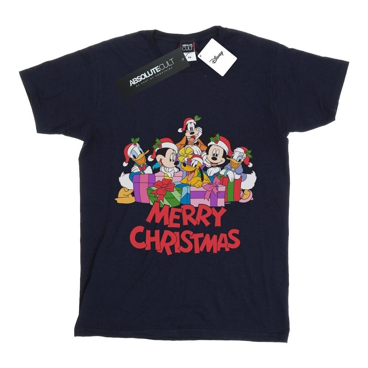 Vêtements Garçon T-shirts manches courtes Disney Mickey Mouse And Friends Christmas Bleu