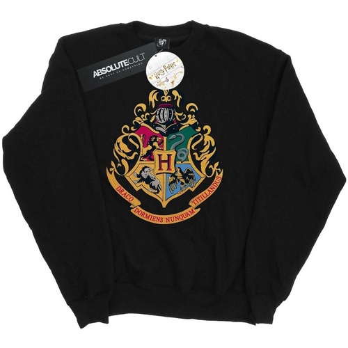 Vêtements Homme Sweats Harry Potter Hogwarts Crest Gold Ink Noir