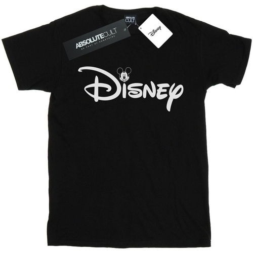 Vêtements Garçon T-shirts manches courtes Disney Mickey Mouse Head Logo Noir