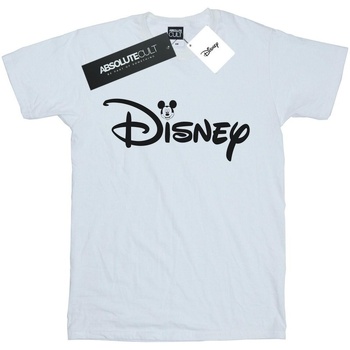 Vêtements Garçon T-shirts manches courtes Disney Mickey Mouse Head Logo Blanc