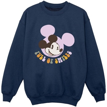 Vêtements Garçon Sweats Disney Mickey Mouse Full Of Smiles Bleu