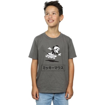 Vêtements Garçon T-shirts manches courtes Disney Mickey Mouse Skating Multicolore