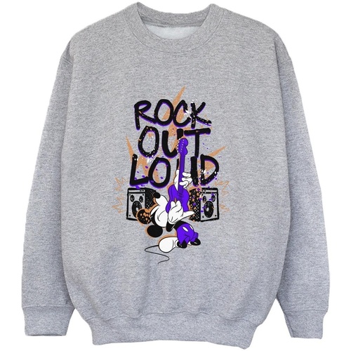 Vêtements Garçon Sweats Disney Mickey Mouse Rock Out Loud Gris