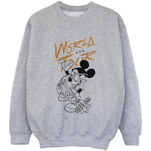 Vêtements Garçon Sweats Disney Mickey Mouse World Tour Line Gris