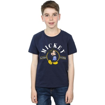 Vêtements Garçon T-shirts manches courtes Disney Mickey Mouse True Original Bleu
