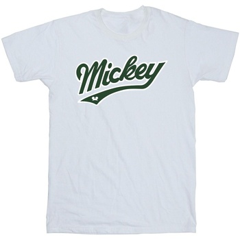 Vêtements Garçon T-shirts manches courtes Disney Mickey Mouse Bold Blanc