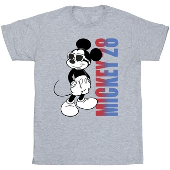 Vêtements Garçon T-shirts manches courtes Disney Mickey Mouse Gradient Gris