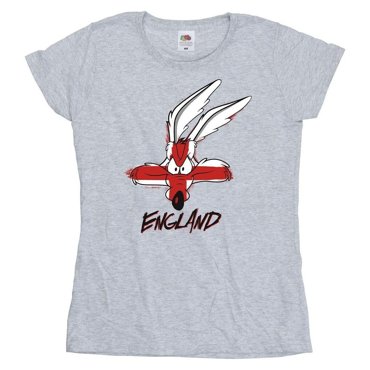 Vêtements Femme T-shirts manches longues Dessins Animés Coyote England Face Gris