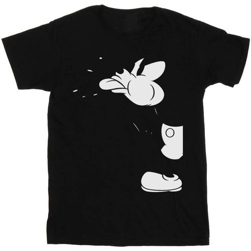 Vêtements Garçon T-shirts manches courtes Disney Mickey Mouse Cut Noir