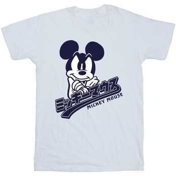 Vêtements Garçon T-shirts manches courtes Disney Mickey Mouse Japanese Blanc