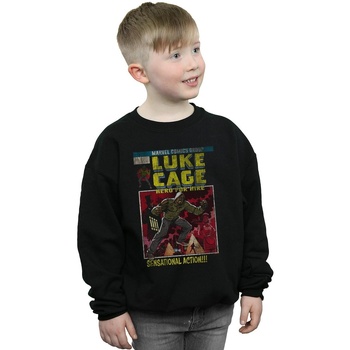 Vêtements Garçon Sweats Marvel Luke Cage Distressed Yourself Noir
