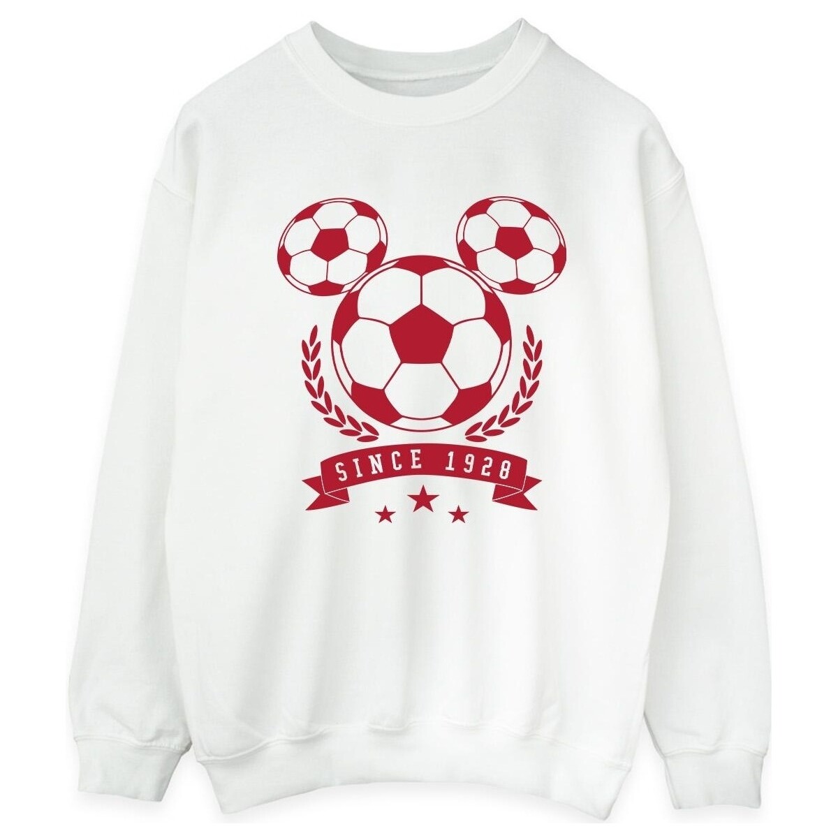 Vêtements Femme Sweats Disney Mickey Football Head Blanc