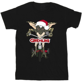 Vêtements Homme T-shirts manches longues Gremlins Bike Logo Noir
