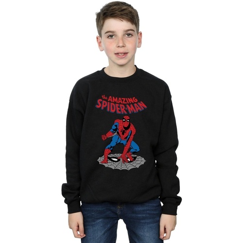 Vêtements Garçon Sweats Marvel The Amazing Spider-Man Noir