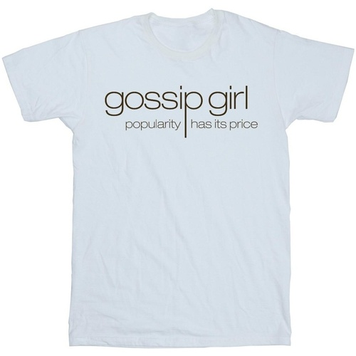 Vêtements Homme T-shirts manches longues Gossip Girl Classic Logo Blanc