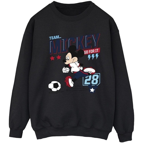 Vêtements Femme Sweats Disney Mickey Mouse Team Mickey Football Noir