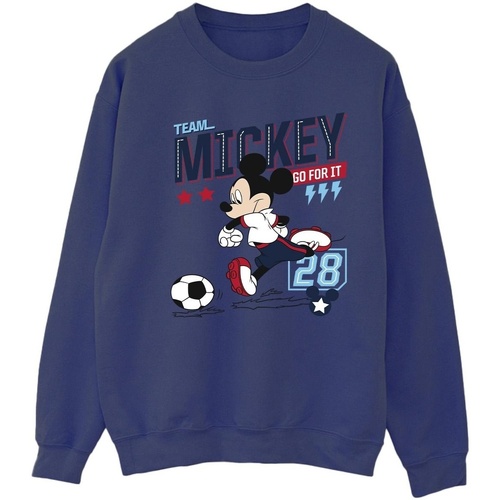 Vêtements Femme Sweats Disney Mickey Mouse Team Mickey Football Bleu