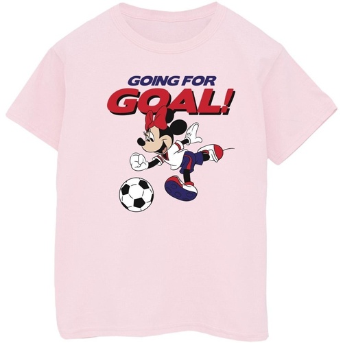 Vêtements Garçon T-shirts manches courtes Disney Minnie Mouse Going For Goal Rouge