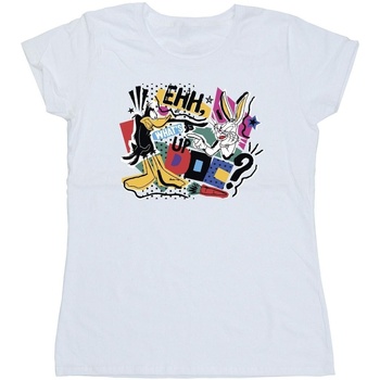 Vêtements Femme T-shirts manches longues Dessins Animés What's Up Doc Pop Art Blanc