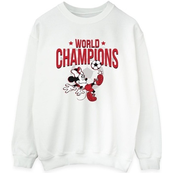 Vêtements Femme Sweats Disney Minnie Mouse World Champions Blanc