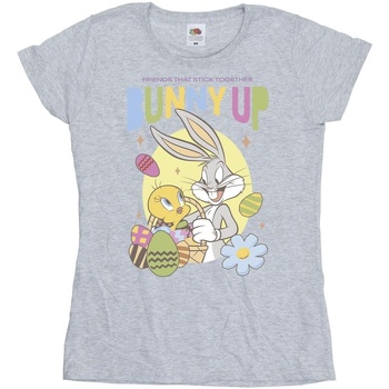 Vêtements Femme T-shirts manches longues Dessins Animés Bunny Up Gris