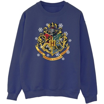 Vêtements Homme Sweats Harry Potter Christmas Crest Bleu