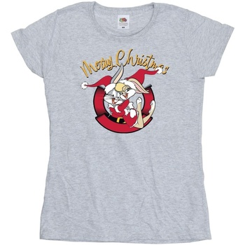 Vêtements Femme T-shirts manches longues Dessins Animés Lola Merry Christmas Gris