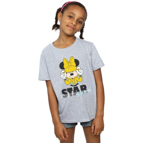Vêtements Fille T-shirts manches longues Disney Mickey Mouse Star You Are Gris