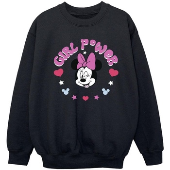 Vêtements Fille Sweats Disney Minnie Mouse Girl Power Noir
