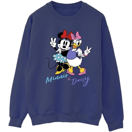 Vêtements Femme Sweats Disney Minnie Mouse And Daisy Bleu