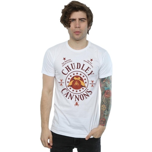 Vêtements Homme T-shirts manches longues Harry Potter Chudley Cannons Logo Blanc