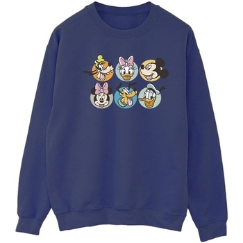 Vêtements Femme Sweats Disney Mickey Mouse And Friends Faces Bleu
