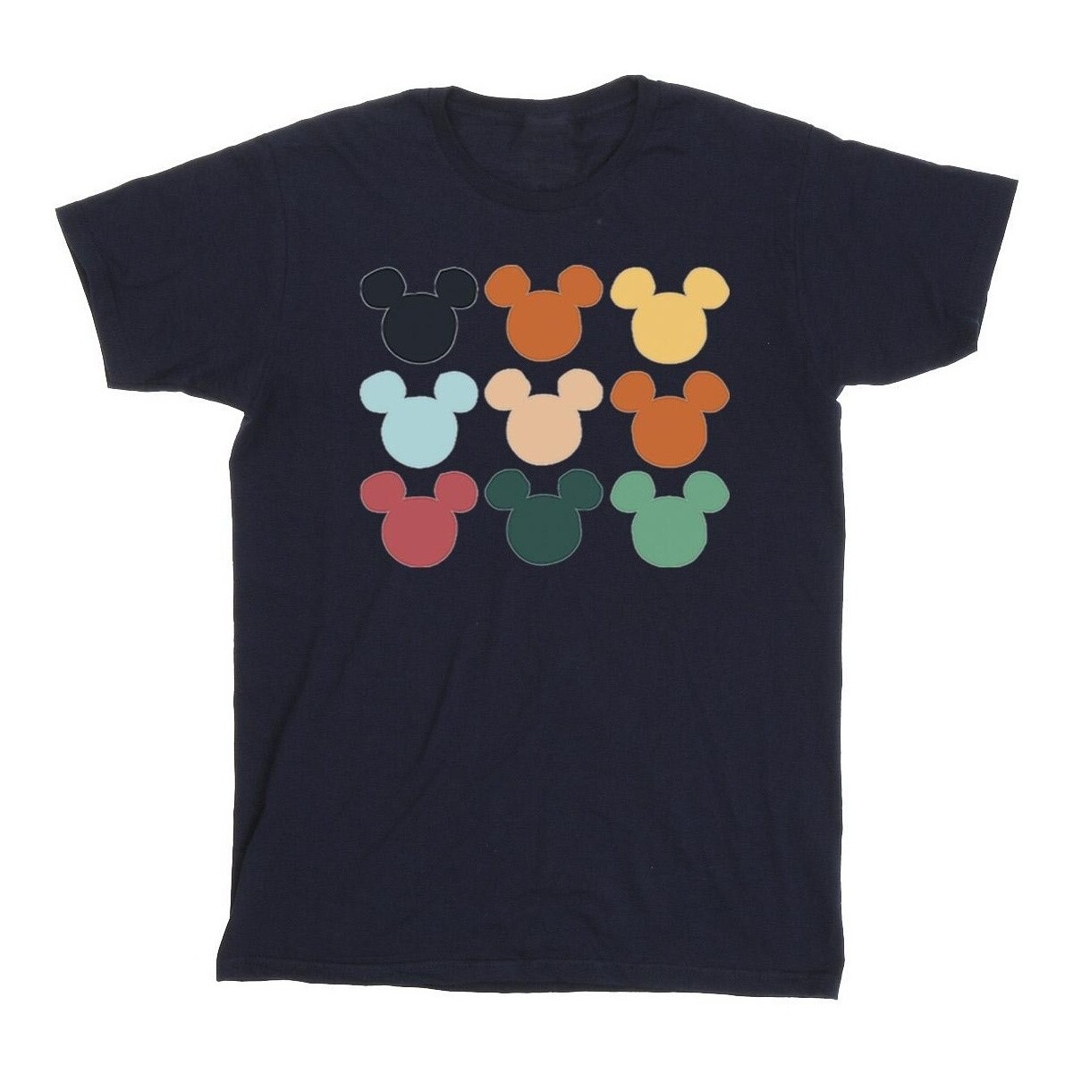 Vêtements Garçon T-shirts manches courtes Disney Mickey Mouse Heads Square Bleu