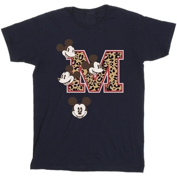 Vêtements Garçon T-shirts manches courtes Disney Mickey Mouse M Faces Bleu
