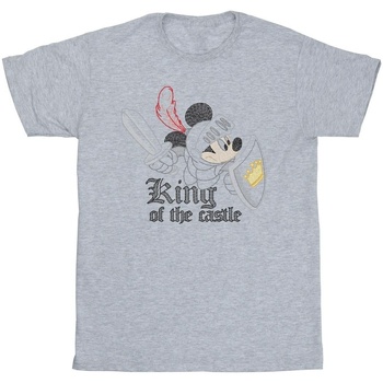 Vêtements Garçon T-shirts manches courtes Disney Mickey Mouse King Of The Castle Gris