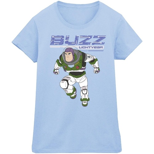 Vêtements Femme T-shirts manches longues Disney Lightyear Buzz Jump To Action Bleu