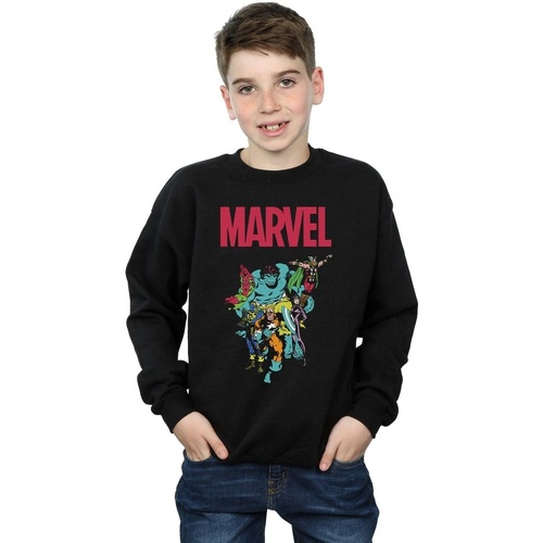 Vêtements Garçon Sweats Marvel Avengers Pop Group Noir