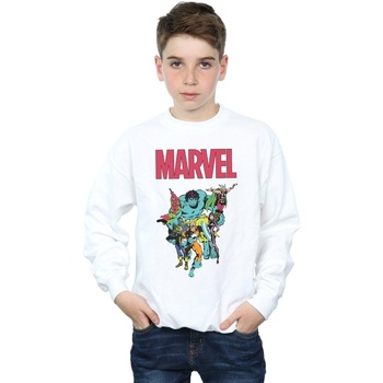 Vêtements Garçon Sweats Marvel Avengers Pop Group Blanc